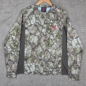 Badlands Algus Tech LS Mens Medium Camo Long Sleeve Hunting Shirt Approach Camo